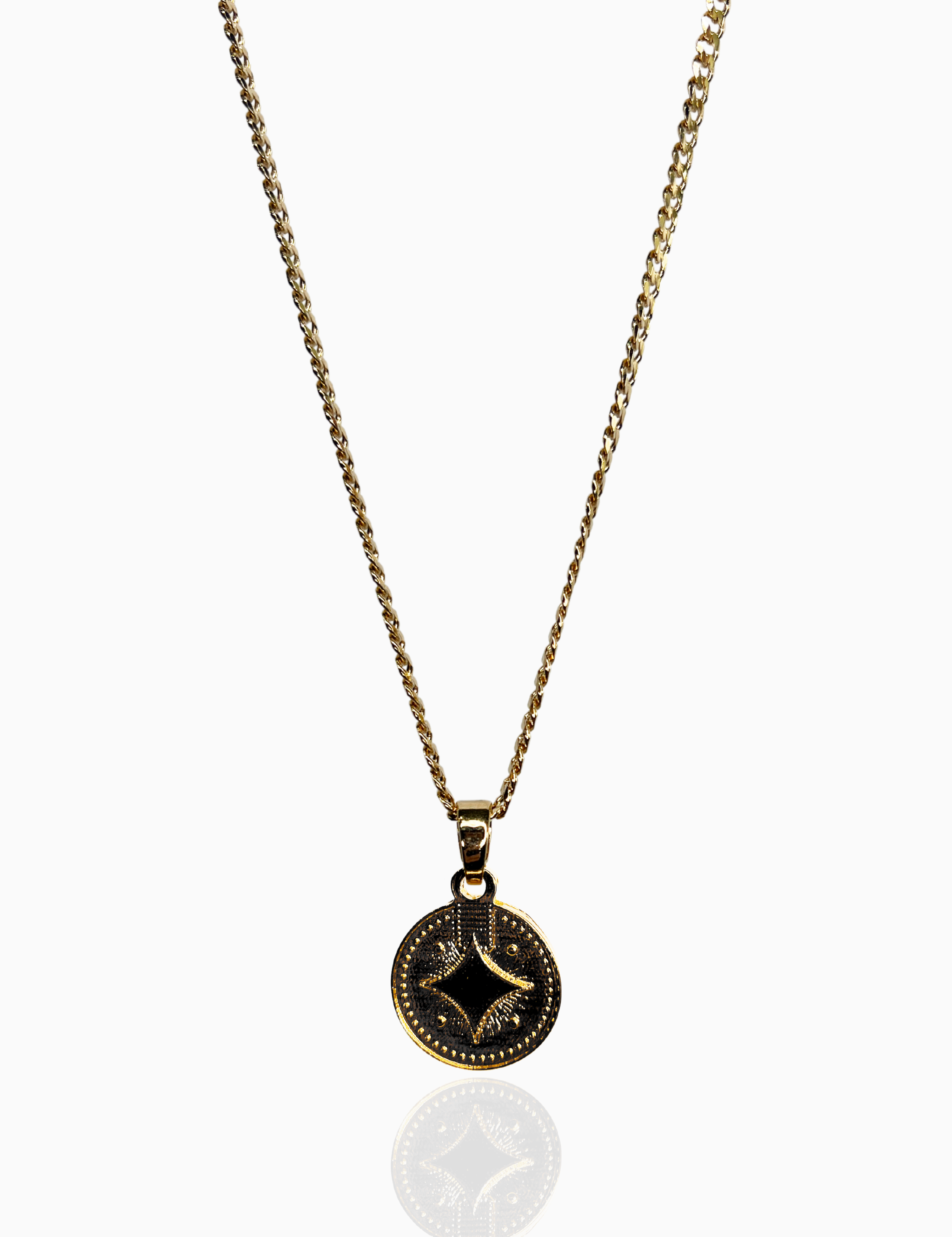 The Long Coin Charm Necklace