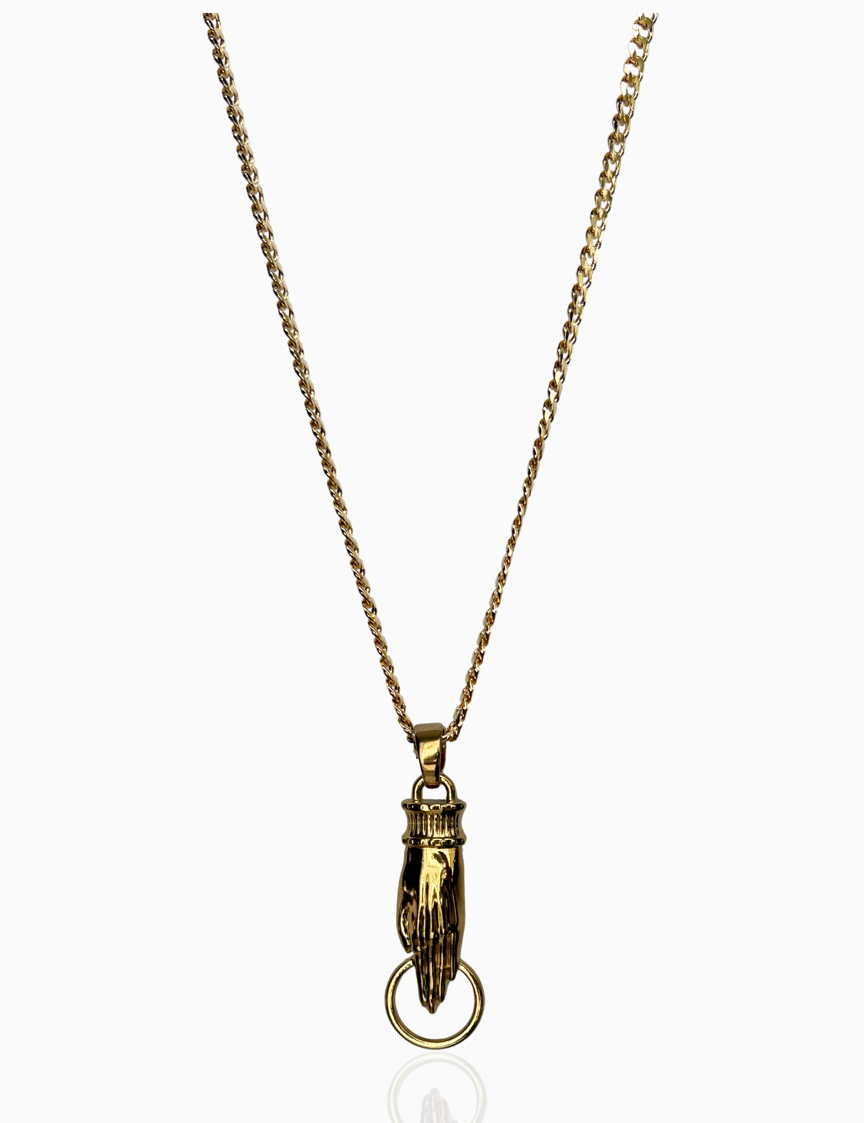 The Long Gilded Lure Charm Necklace