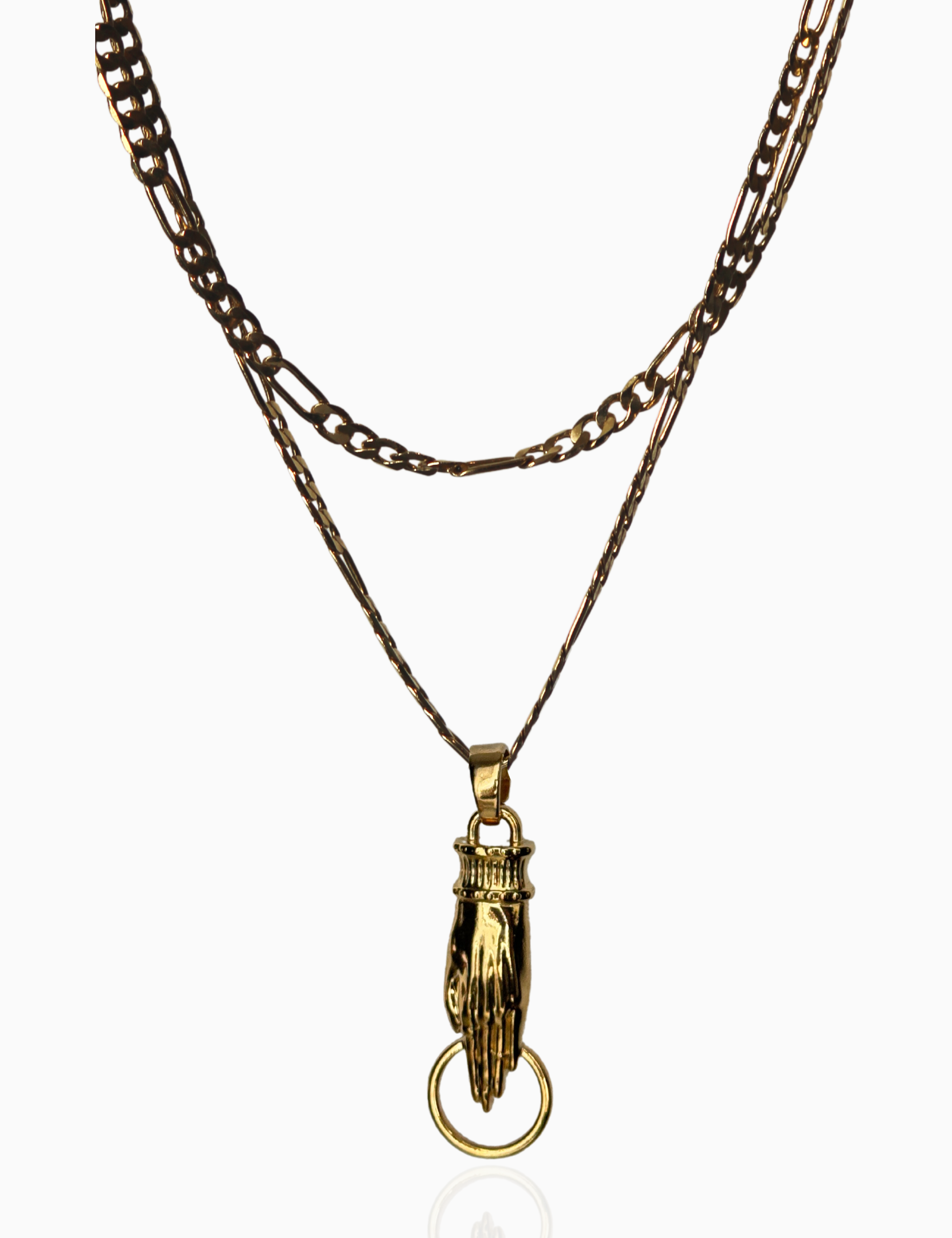 Maxi Gilded Lure Necklace