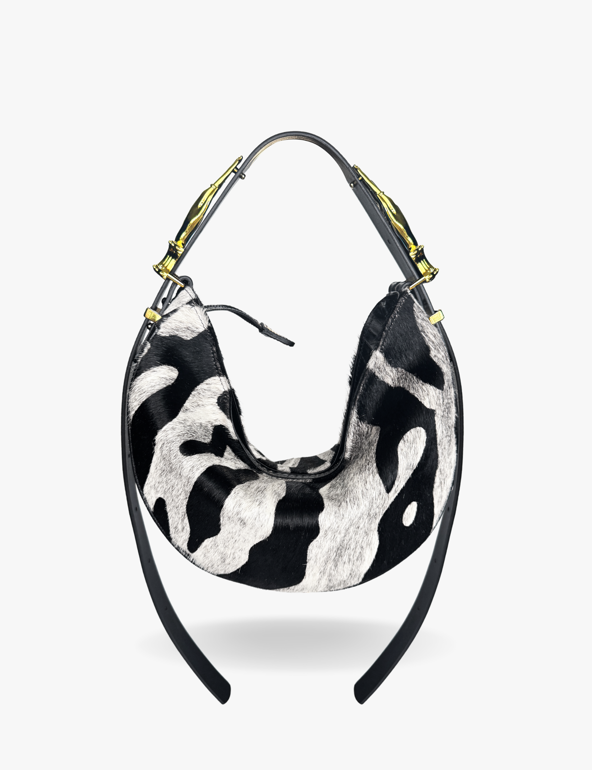 The Midi Hobo Bag Zebra