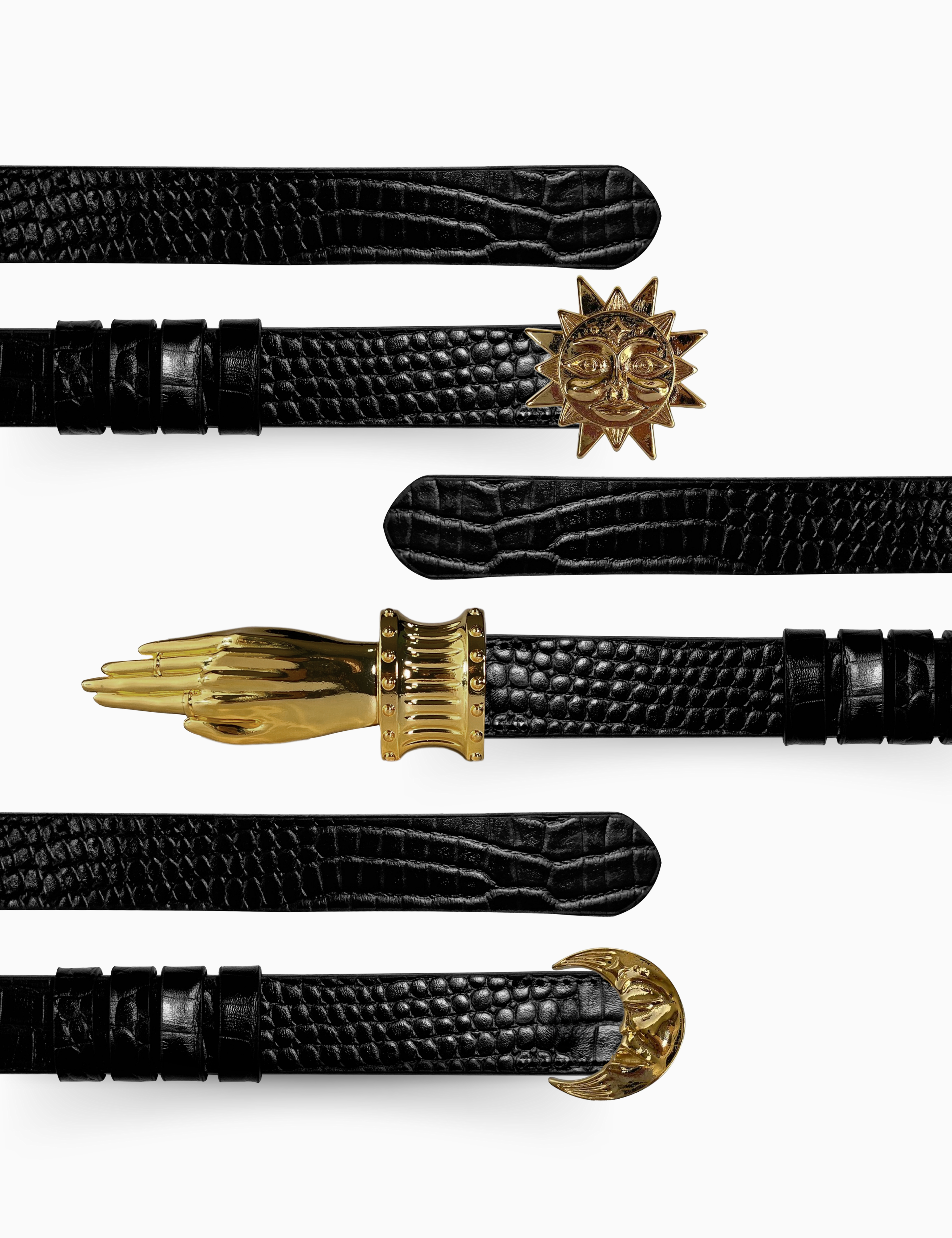 The Black Lizard Belt Strap