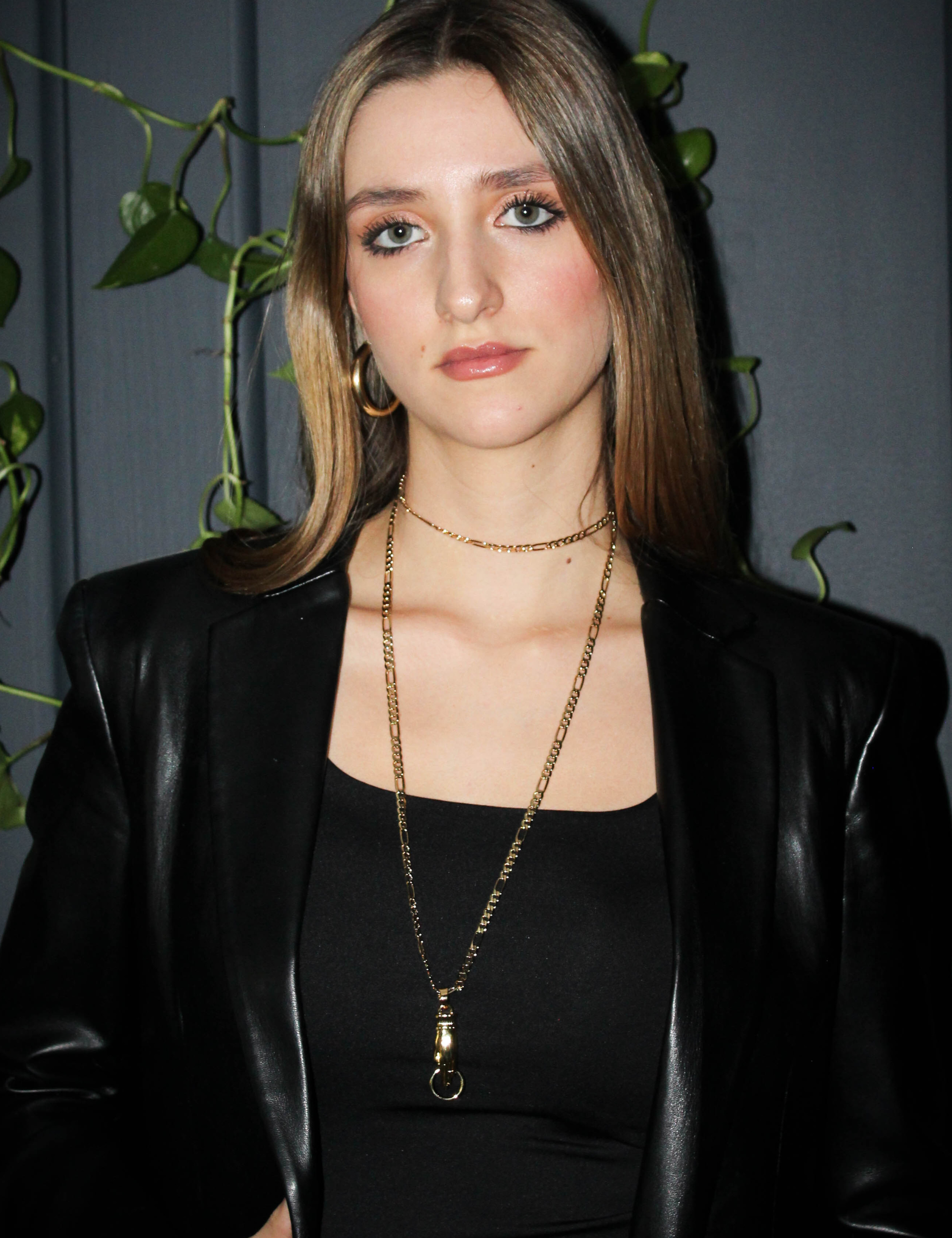 Maxi Gilded Lure Necklace