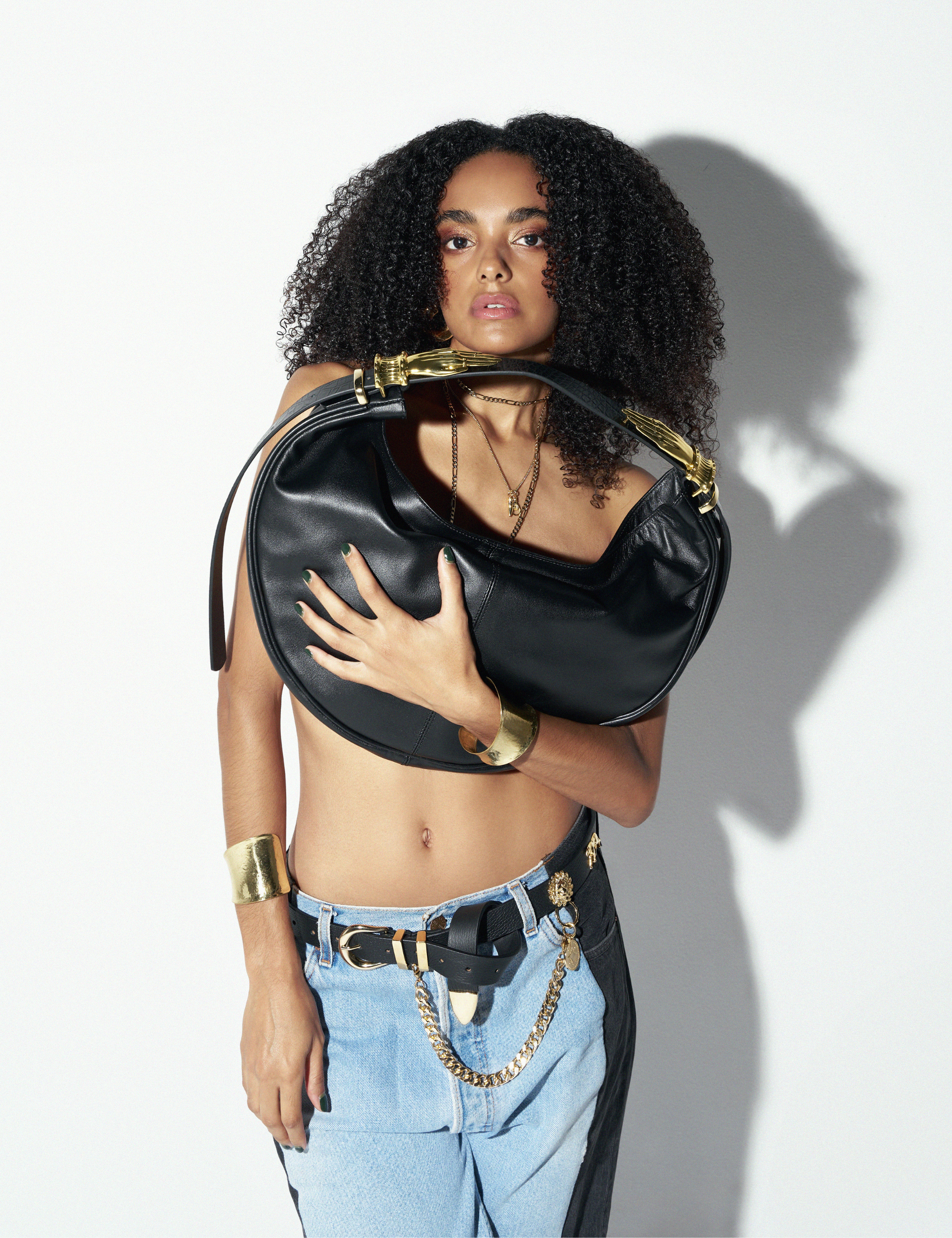 The Maxi Hobo Bag Gilded Lure Smooth