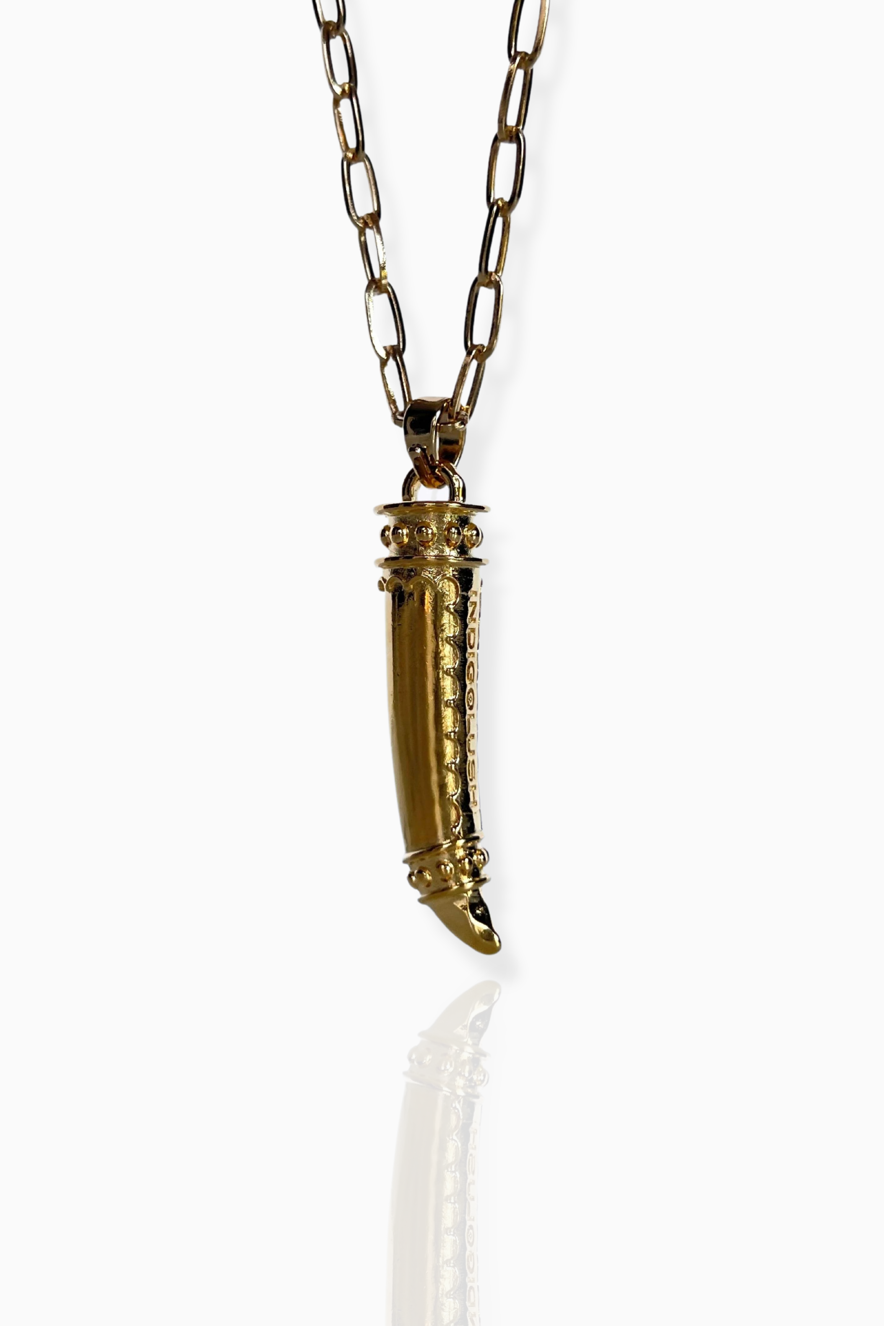 The Bold Panthera Gold Necklace