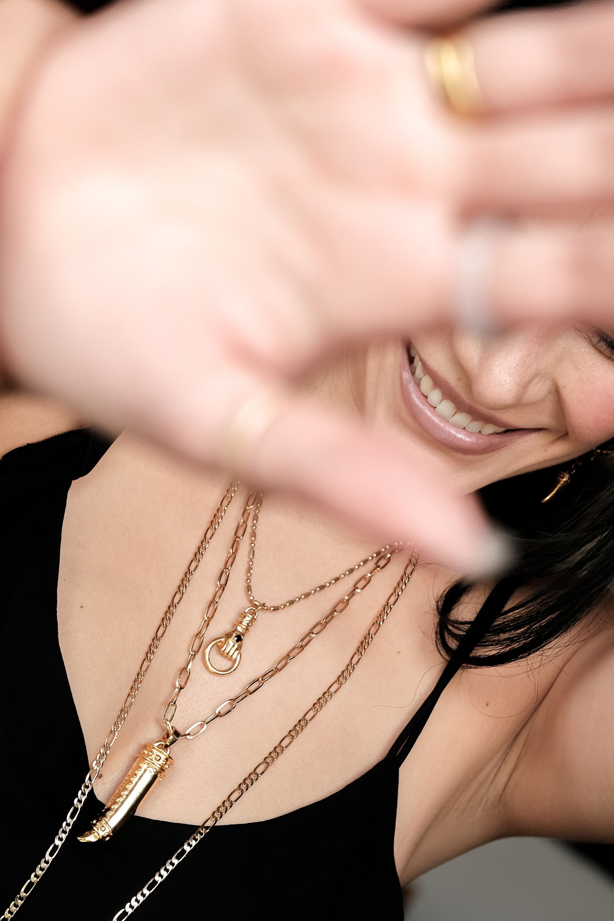 The Bold Panthera Gold Necklace