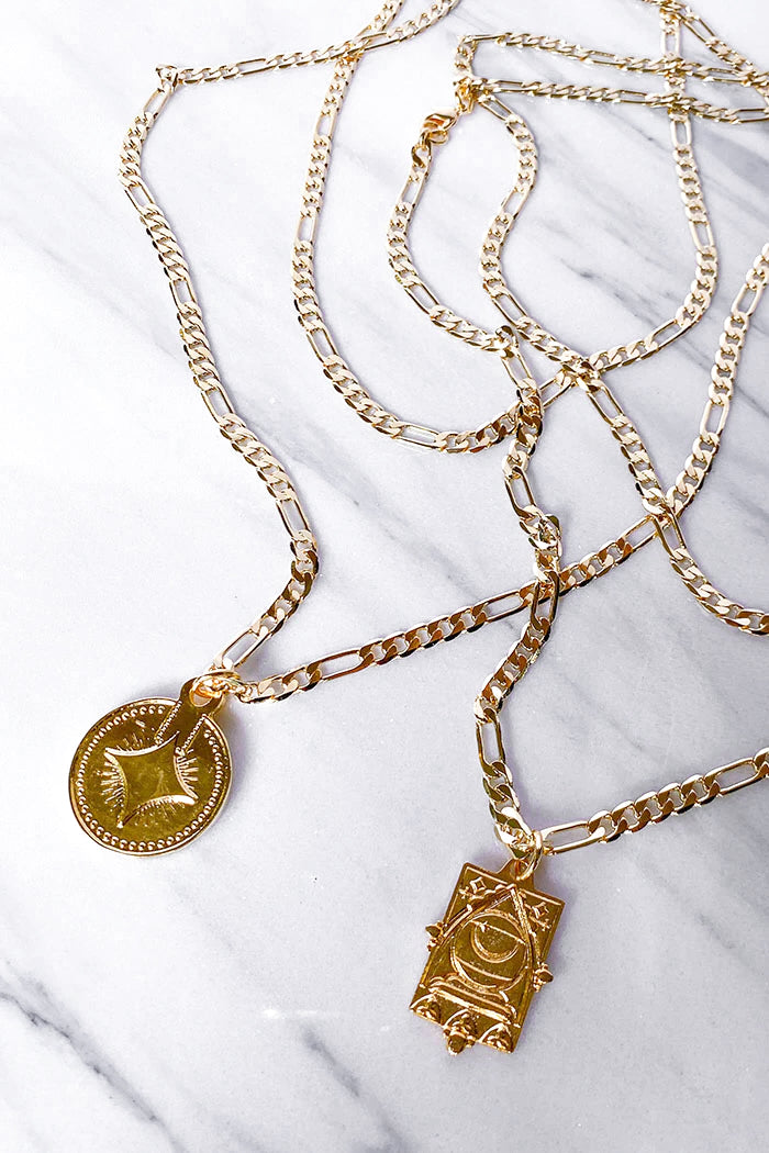 Maxi Coin Gold Necklace
